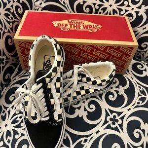 Vans Old Skool Black and White Checkered Shoes